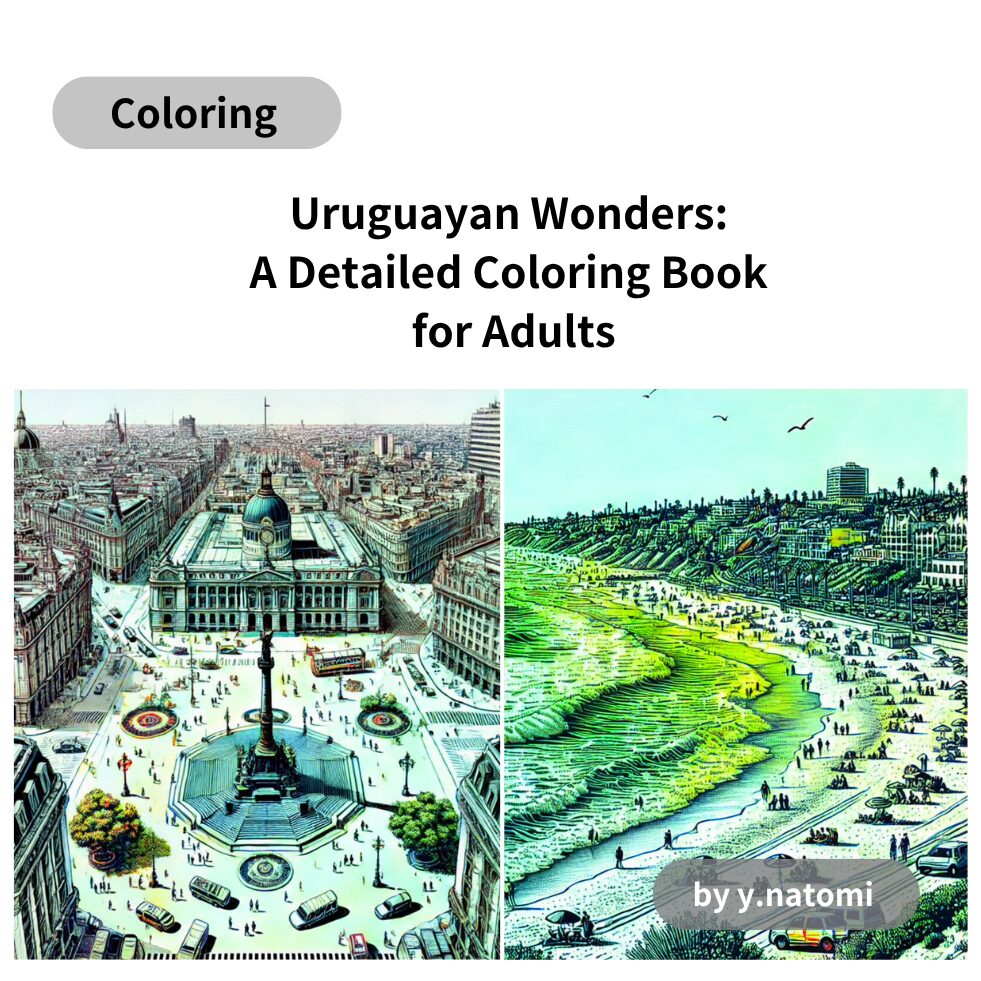 Uruguayan Wonders: A Detailed Coloring Book for Adults