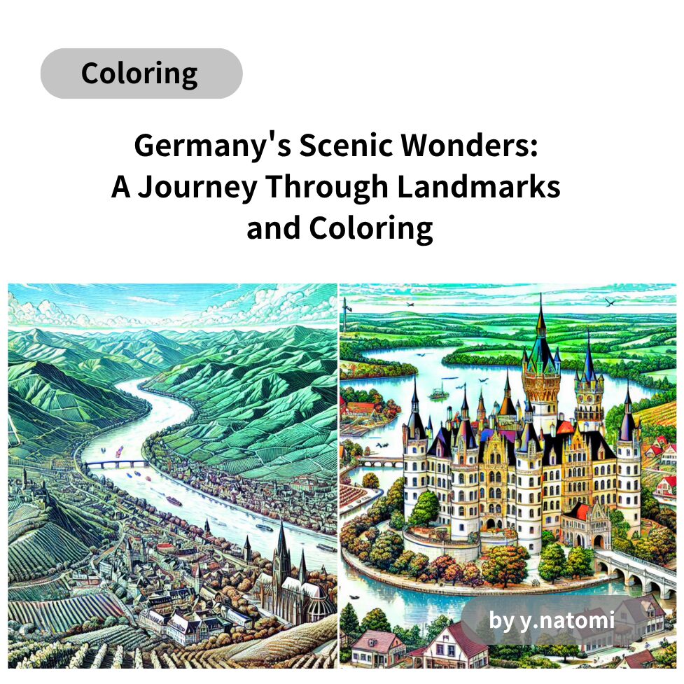Germany's Scenic Wonders: A Journey Through Landmarks and Coloring