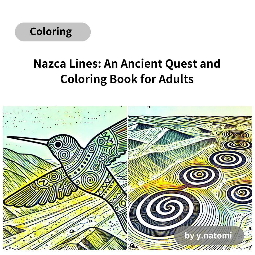 Nazca Lines: An Ancient Quest and Coloring Book for Adults