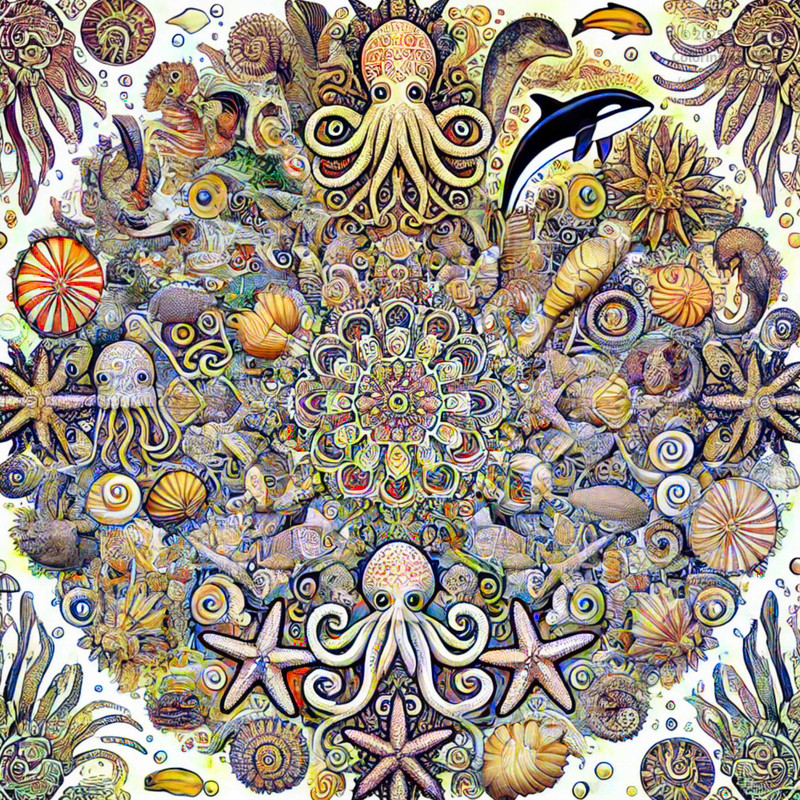 6. Sea Creatures Mandala