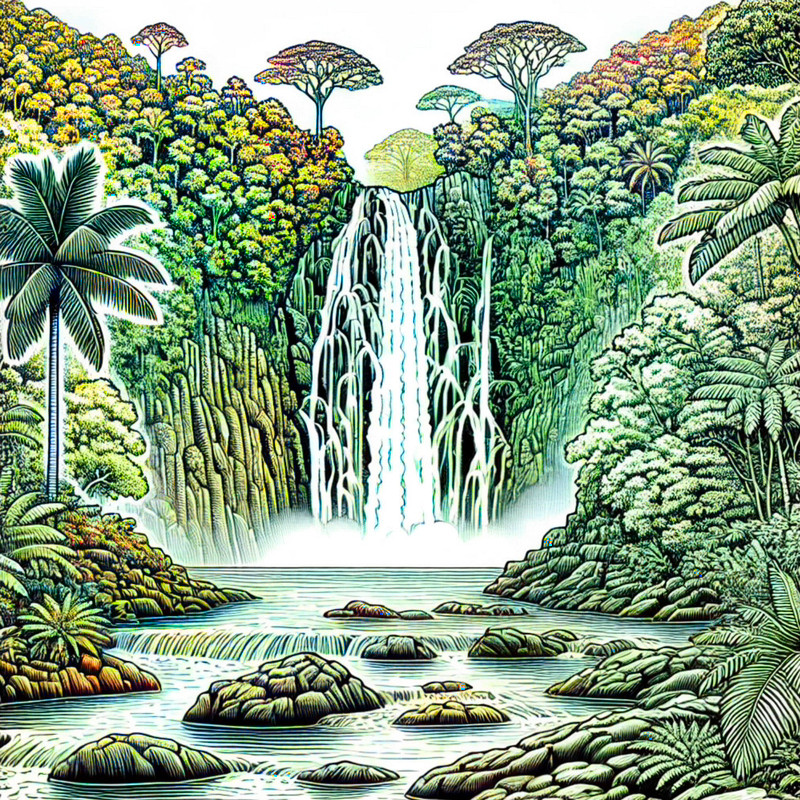 6. Bua Waterfall in Savusavu