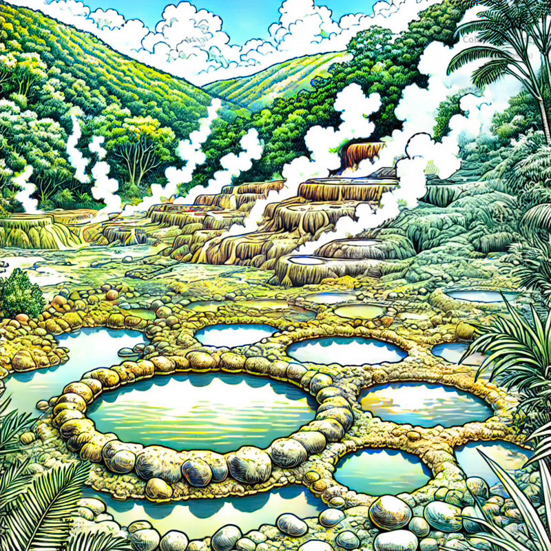 8. Mud pools and hot springs of Savusavu