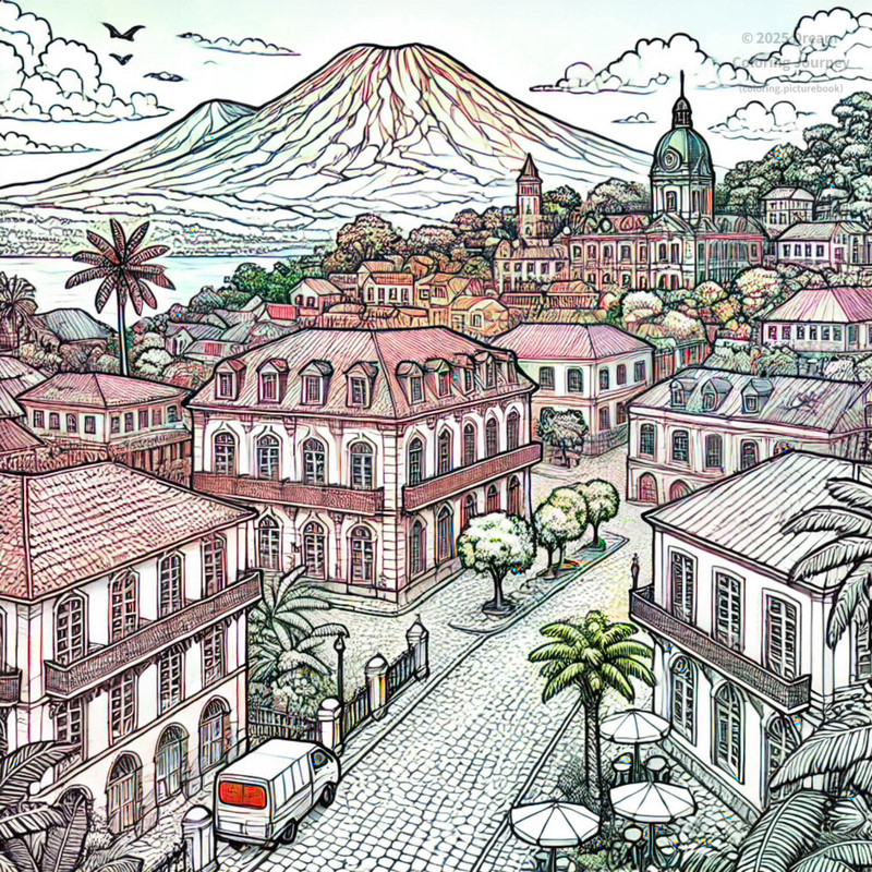 9. Buea Colonial Town Scene