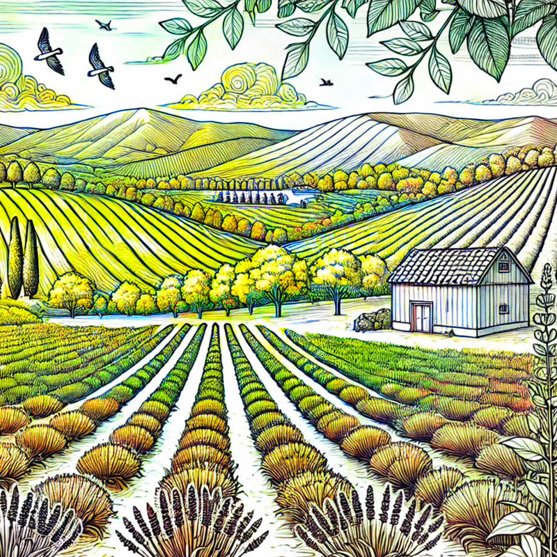 12. Lavender Fields and Rural Landscape in Serbia