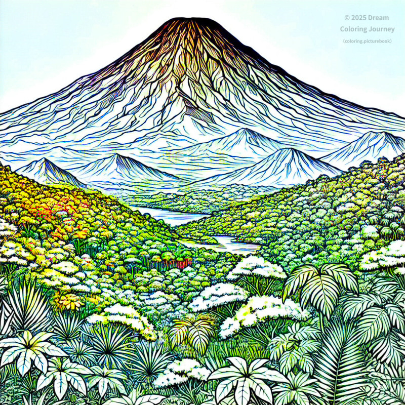 1. Mount Cameroon Landscape