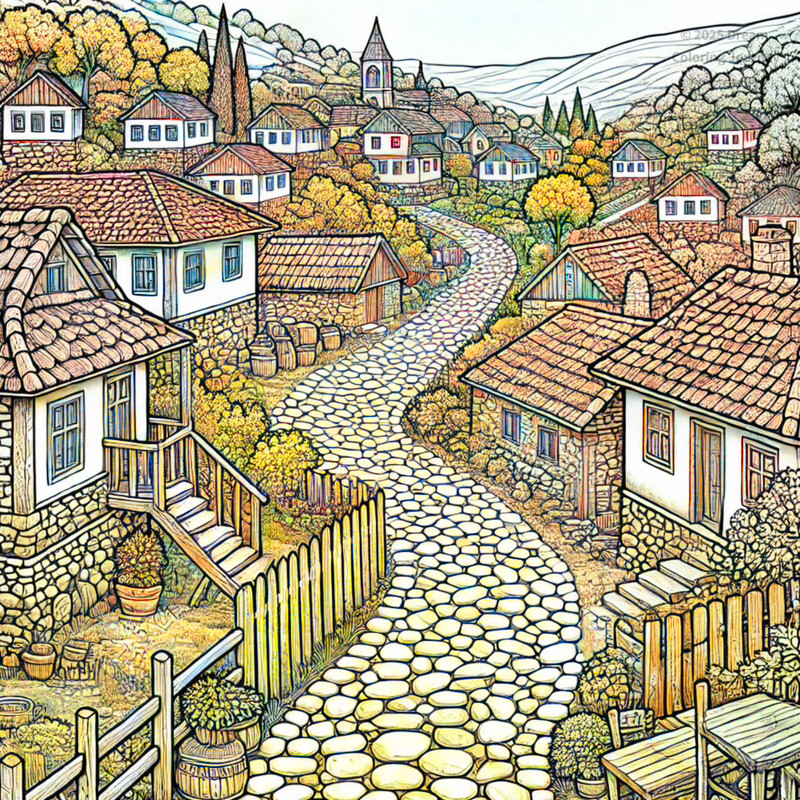 17. Stone Path in Mokri Grad Village