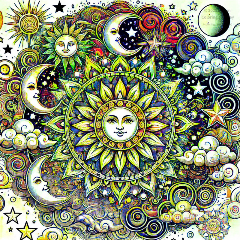 22. Sun & Moon Mandala