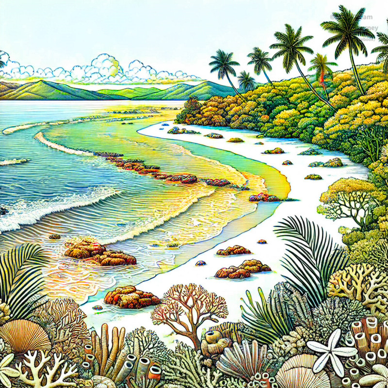 3. Coral Coast beaches