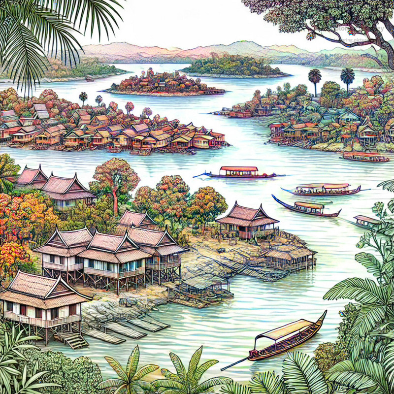 5. Si Phan Don (4000 Islands)