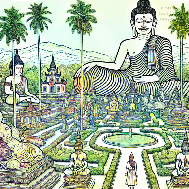 6. Buddha Park (Xieng Khuan Park)