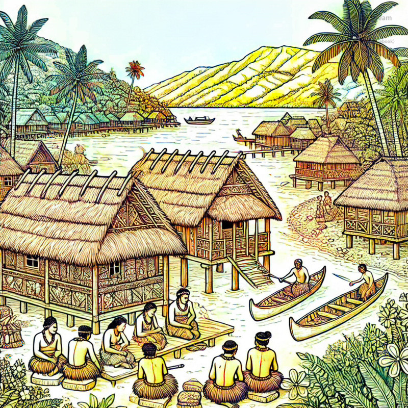 9. Traditional Village on Manono Island