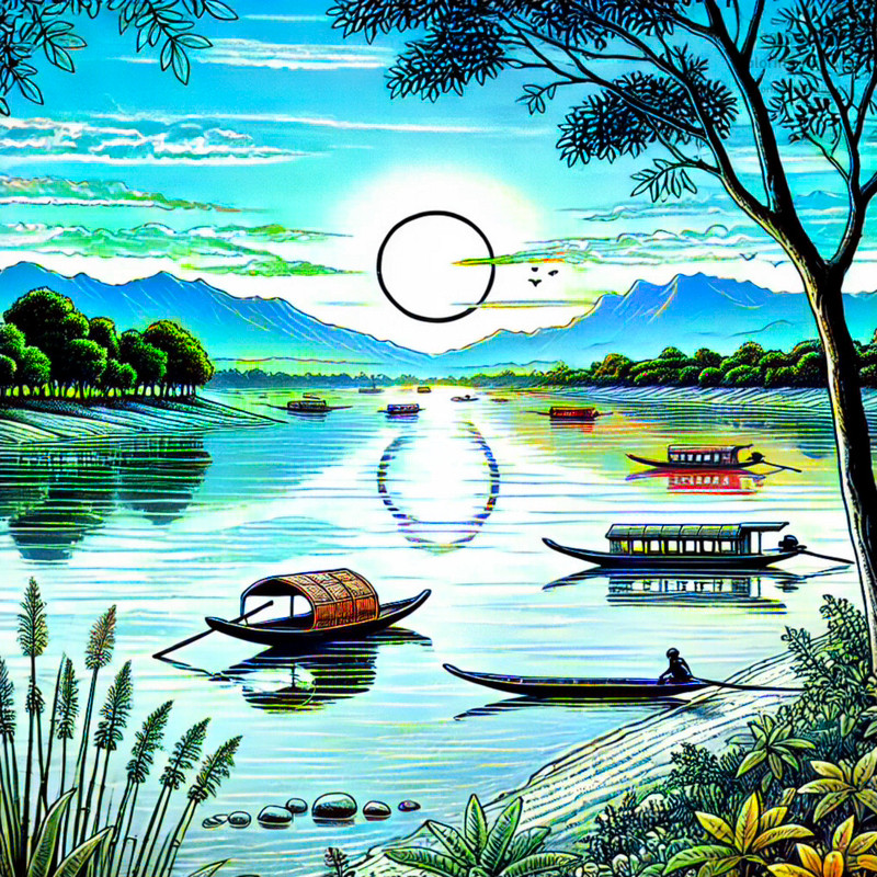 9. Mekong River Sunset (Vientiane)