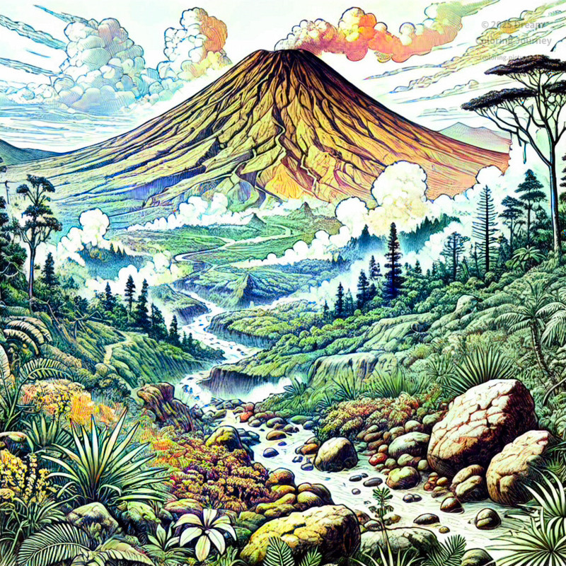 14. Volcanic Landscape of Mount Tafua