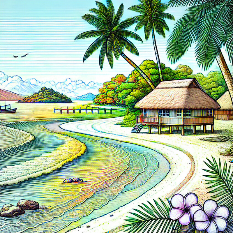 2. Lalomanu Beach