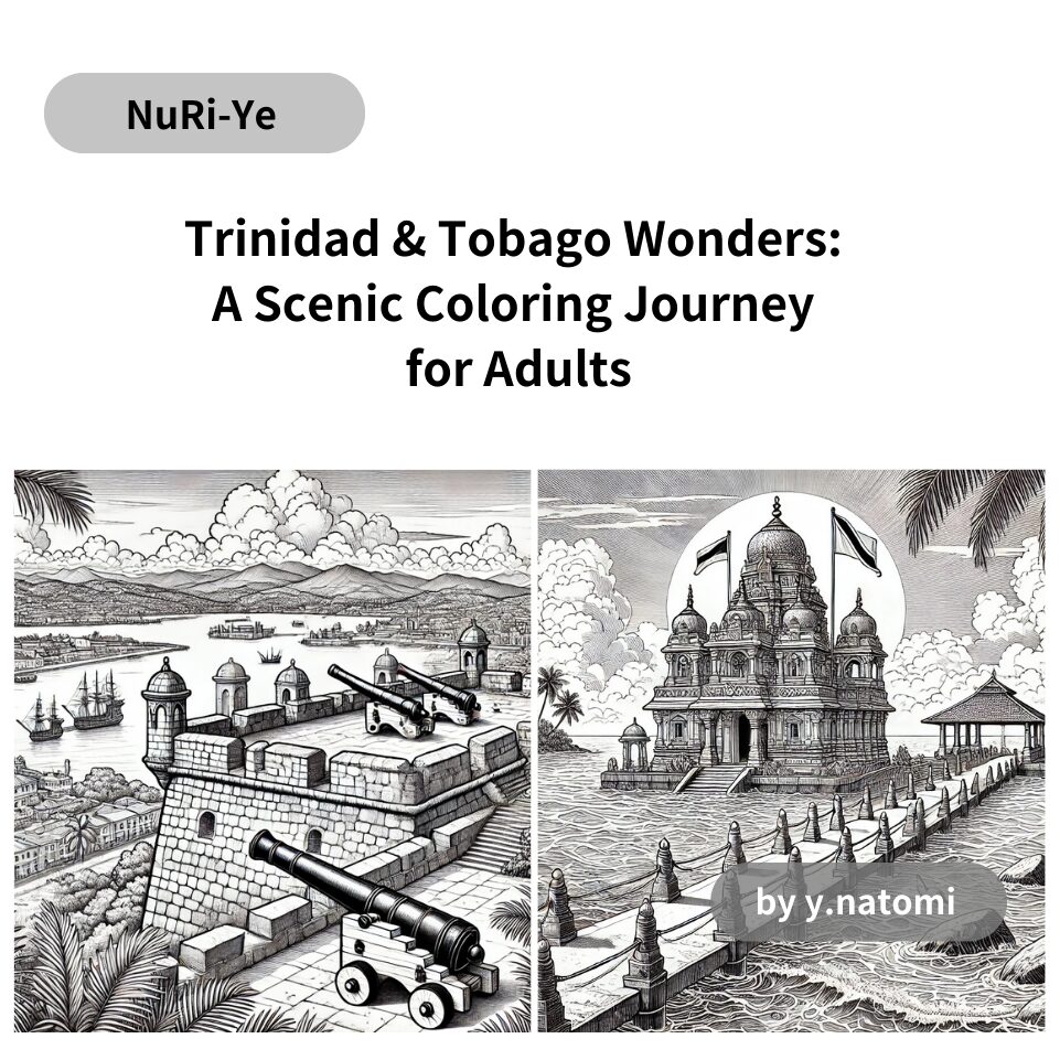Trinidad & Tobago Wonders: A Scenic Coloring Journey for Adults