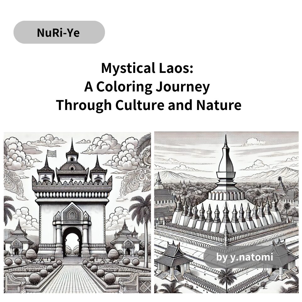 Mystical Laos: A Coloring Journey Through Culture and Nature