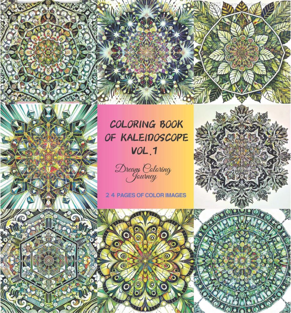 Coloring book of Kaleidoscope VOL.1