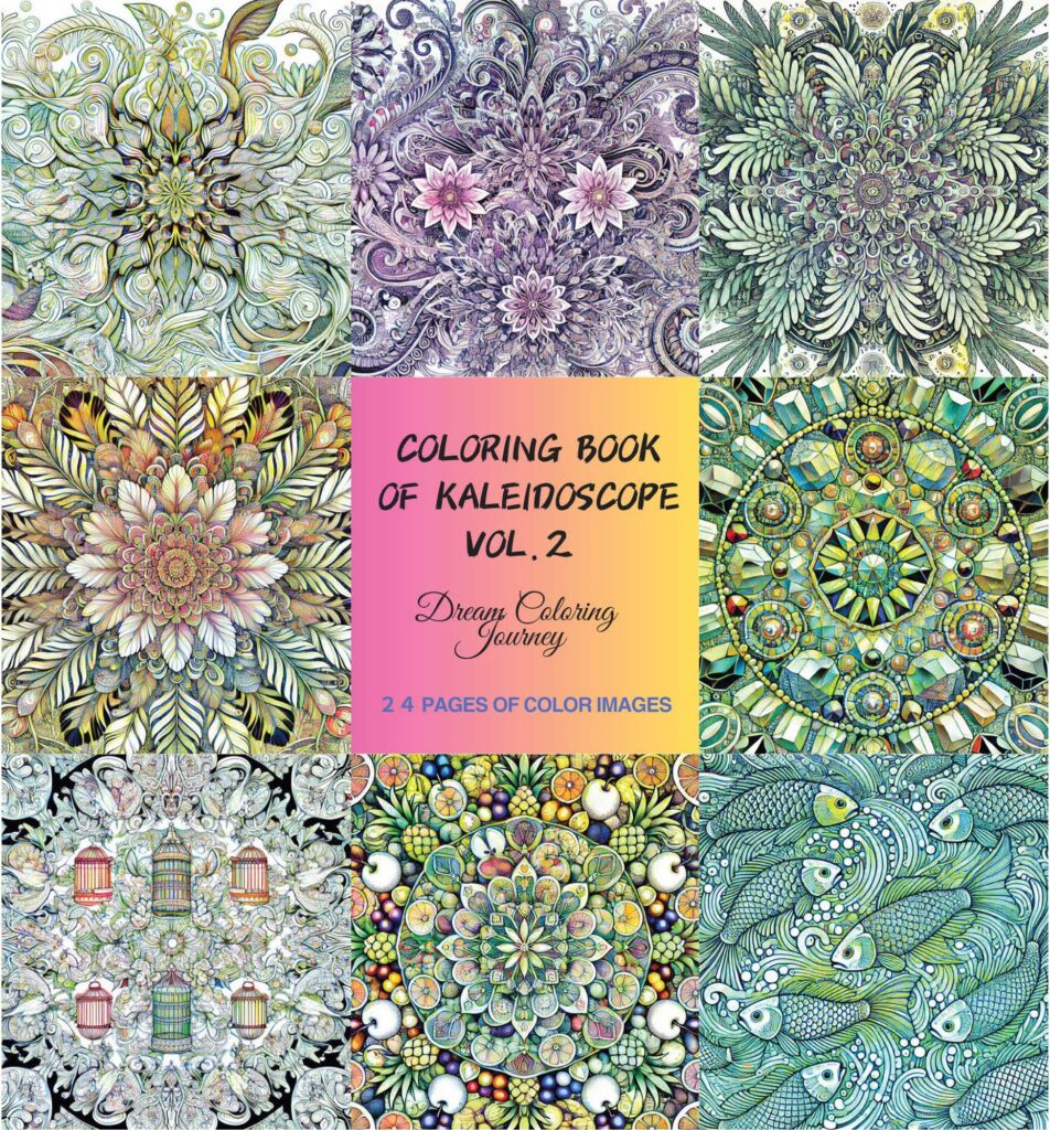 Coloring book of Kaleidoscope VOL.2