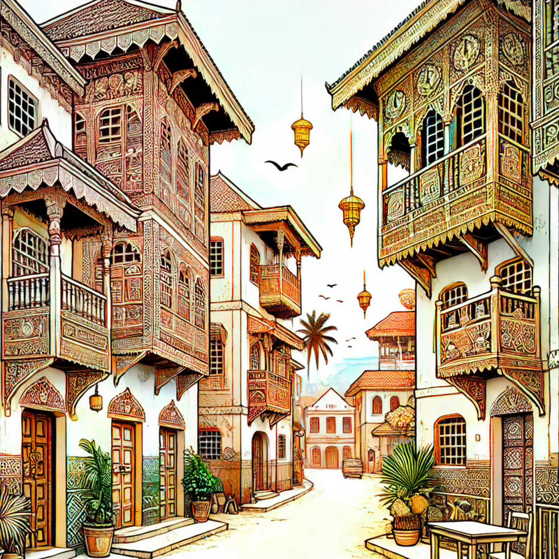 6. Traditional Swahili Architecture in Lamu Island