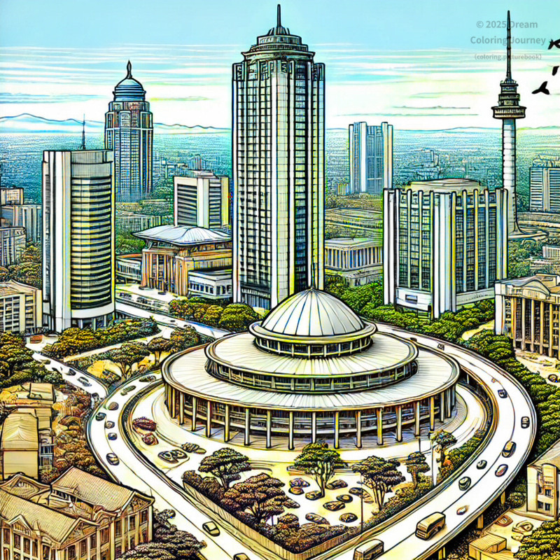 11. Nairobi Cityscape with Kenyatta International Convention Centre (KICC)