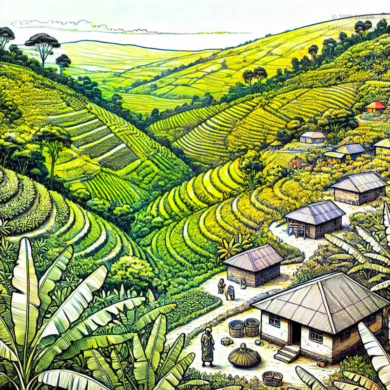 21. Banana Farms and Hills of the Kisii Region