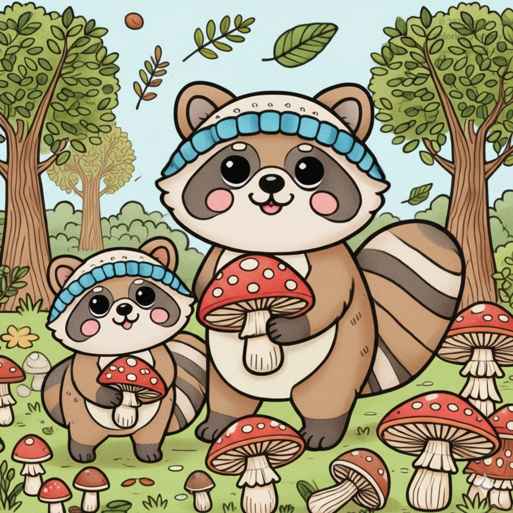 13. Mushroom Hunting in the Forest